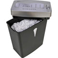 Silver 0.157" gal for Credit - Card 0.394" 4 Capacity 5 Shredder Cut Shred Paper - shredding Per - Wastebin x MC500 Micro Paper, Black, - Pass - - Size Royal