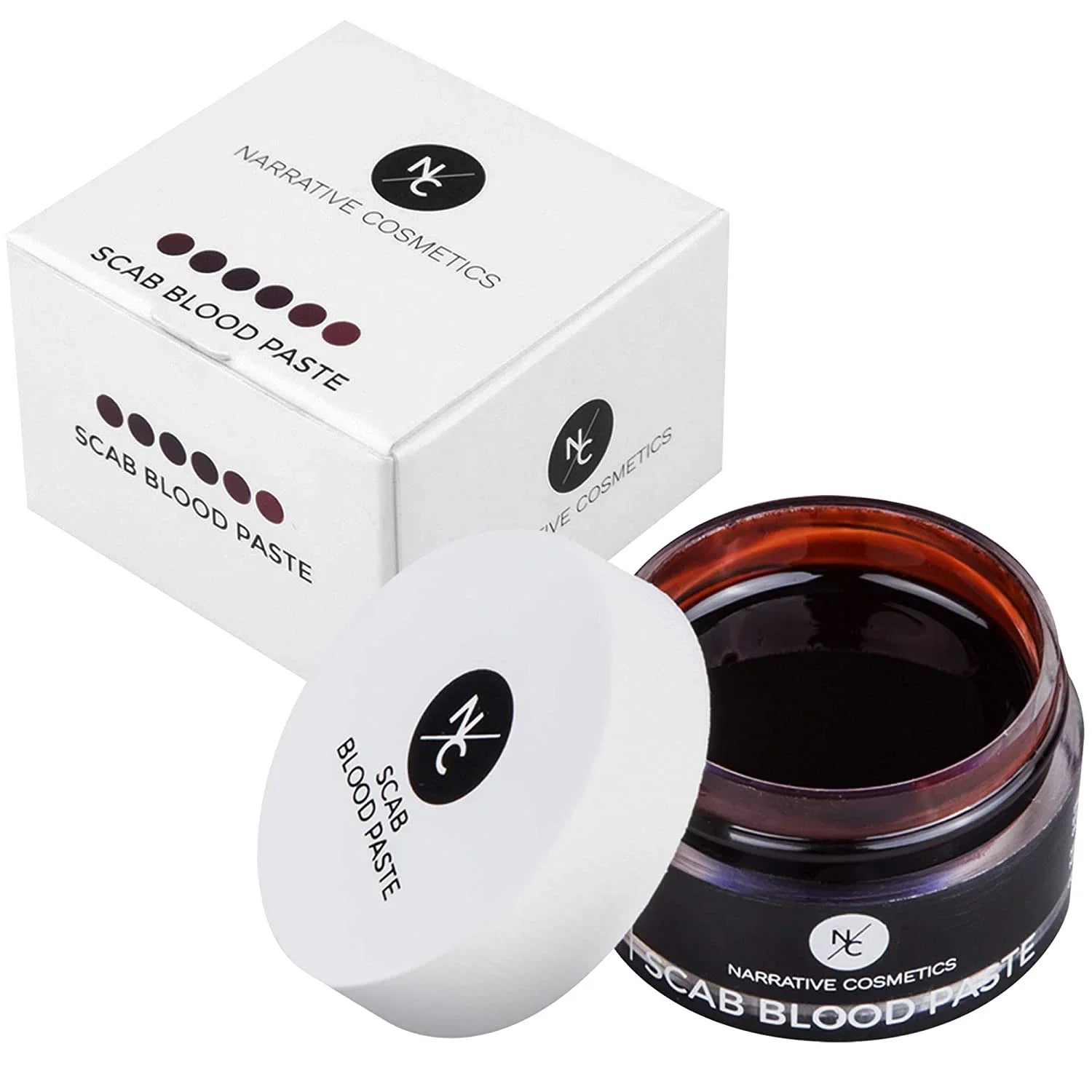 Kit - Makeup Block Perfect Cosmetics 6 Blood Scar Spatula, and Wax for Makeup Paste, FX Special and with - Double Theatrical Color Foam Bruise Sided Narrative Starter Sponge Scab Wheel, Effects