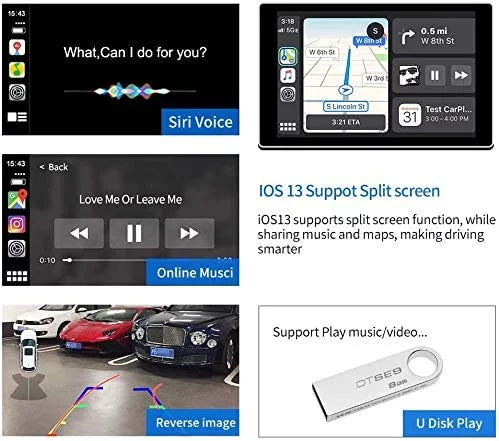 Wireless Top Mirrorlink, Carplay Support 7 Road YouTube for 6 1 2008-2012, System 3 X6 CIC Wireless Android Decoder Kit 5 X1 X3 BMW X5 Series Retrofit Auto,