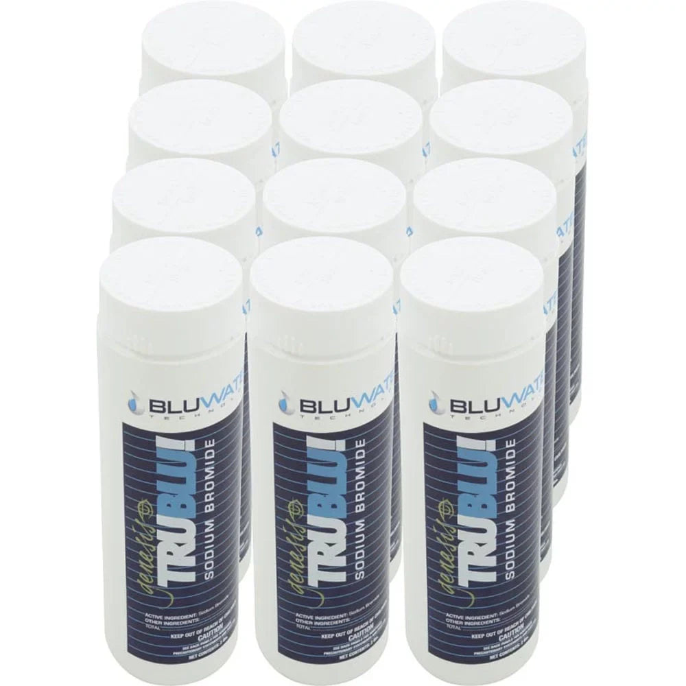 Bromide 12 Cleaners Sodium Pool Bottle, Generator, of Brand Automatic 2lb Bluwater Genesis, Case