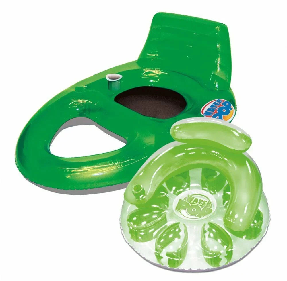 Inflatable Pool Poolmaster - Lounges Oval 2 and Pack Pop Swimming Water Circular