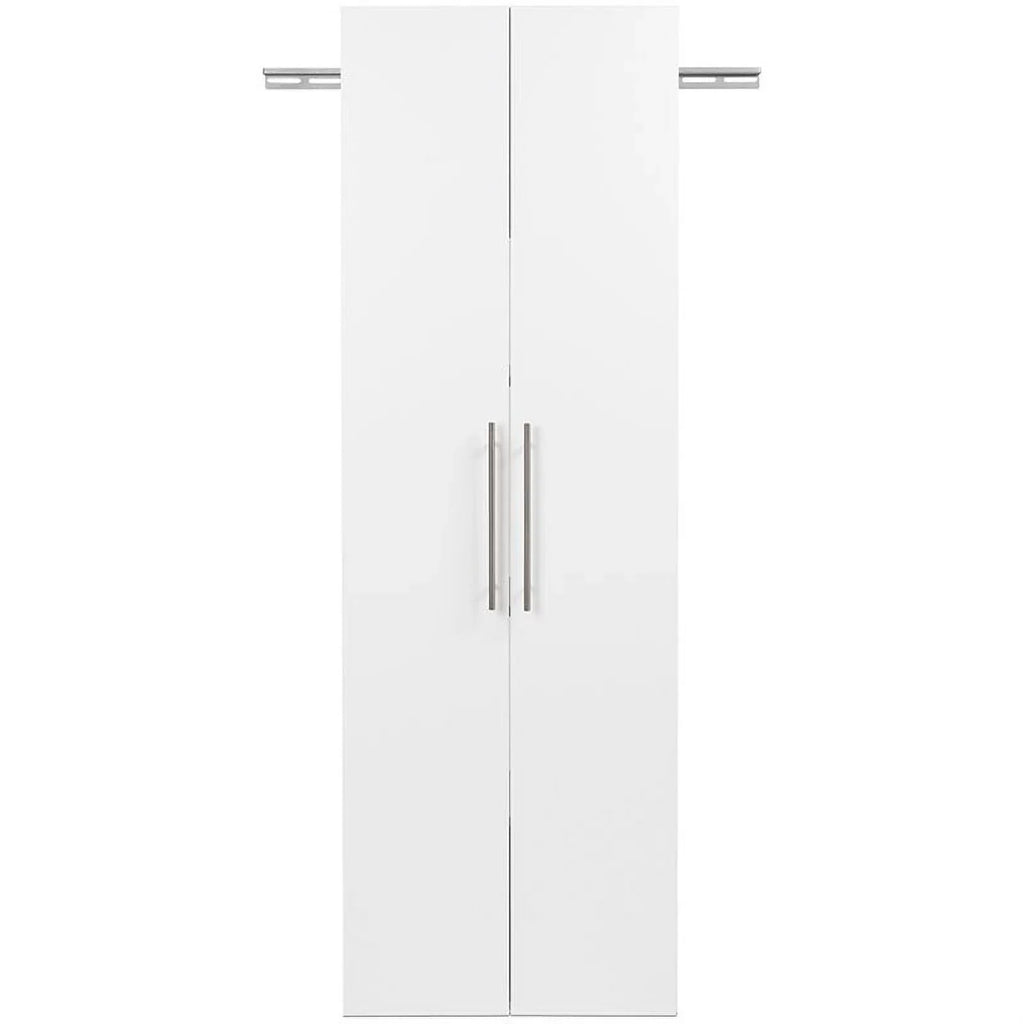 72" Garage Piece Wall Cabinet Row Large in Pemberly White Set Mounted 3
