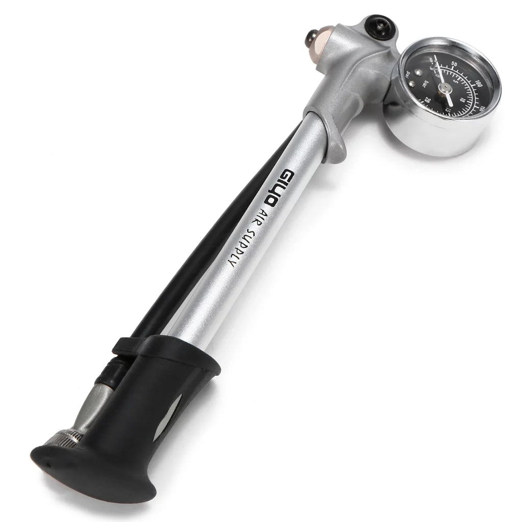 Pressure Schrader with Front and Fork for Air Suspension High Pump Front Arealer MTB Lock Bike 300PSI Valve Mountain Gauge With Pump Pump Lever
