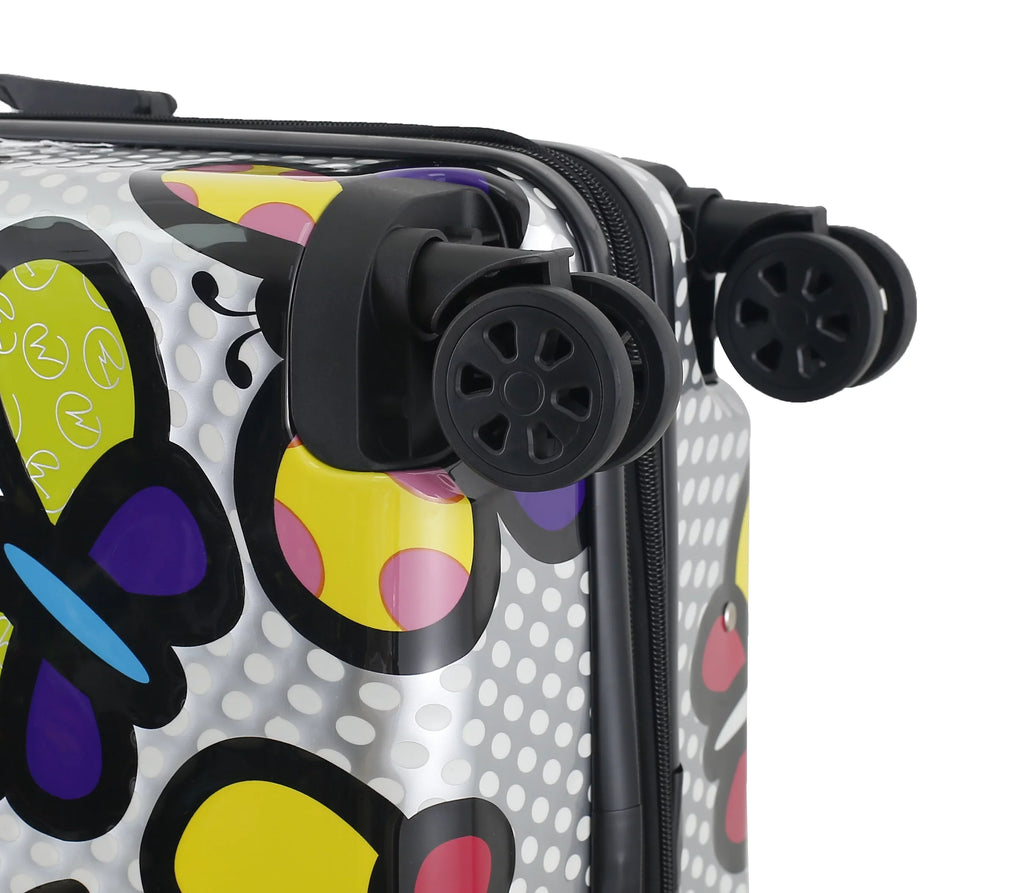 Butterfly Pop Pop 20" Luggage Italy Art Suitcase TUCCI