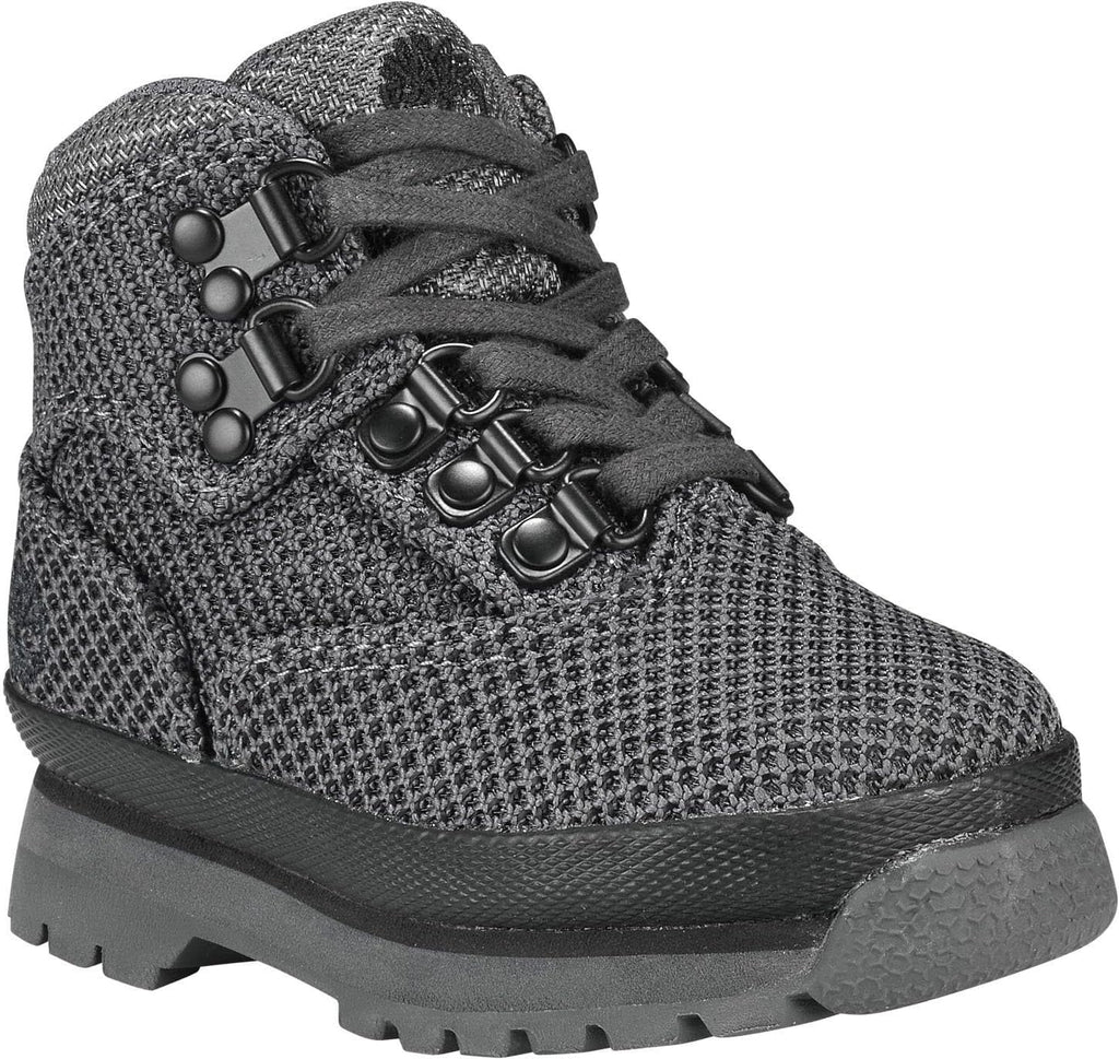 Black TIMBERLAND Hiker Casual Unisex/Child Euro shoe 11 Kid size Fabric A1QE4 Fabric