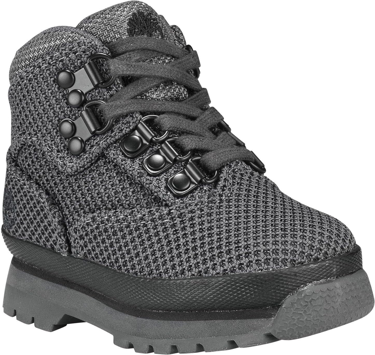 Black TIMBERLAND Hiker Casual Unisex/Child Euro shoe 11 Kid size Fabric A1QE4 Fabric