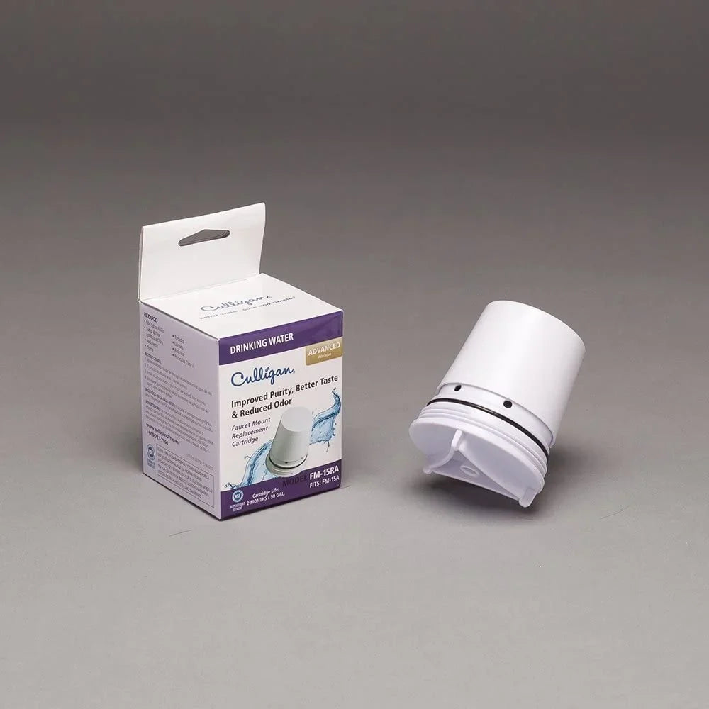 Culligan Filter White Faucet-Mount Gallon, 200 FM-15RA Water Replacement Cartridge,