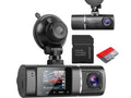 Car G-Sensor FHD WDR Taxi Recording Front Hardwire Cam Driving Dash Vision Camera Rideshare Dual 1080p+1080p Recorder Infrared Loop Night Inside Kit Cabin for Included with
