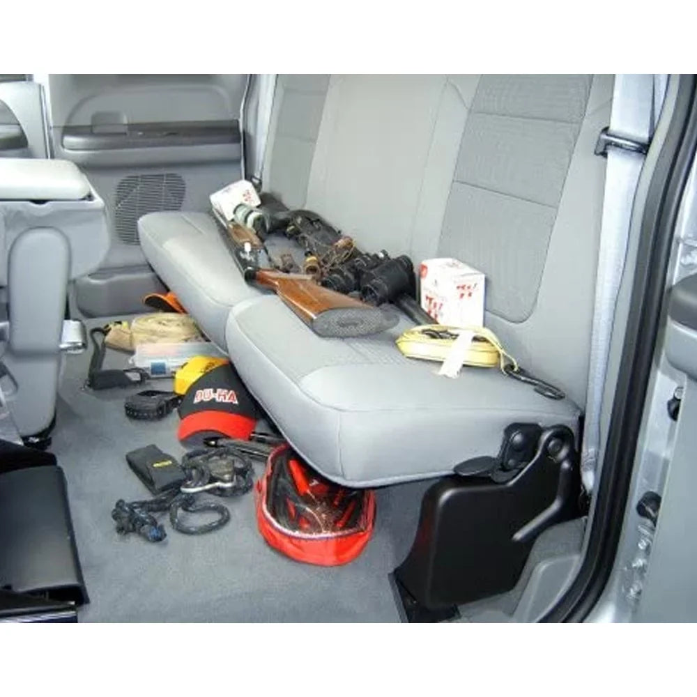 Supercab, 20031 DU-HA Fits F-250 Seat 00-16 Ford Black Under Storage thru F-550