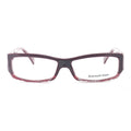 Women's 9M8 Ermenegildo Eyeglasses VZ3536 Rectangle Red Zegna 135 14 55