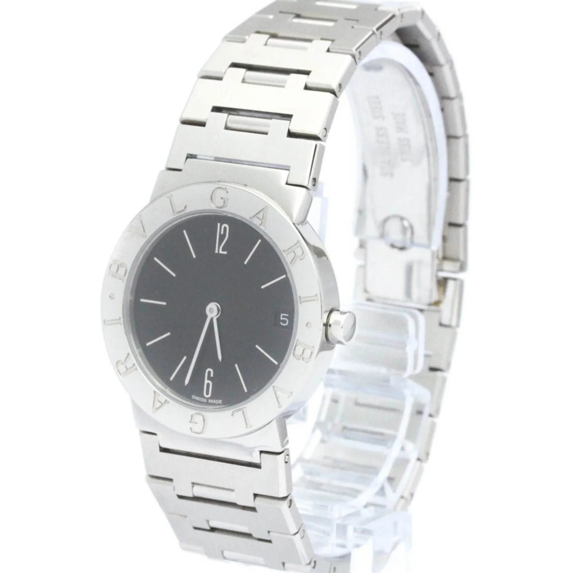 Pre-Owned BB30SSD BF565431 BVLGARI Unisex (Good) Watch Bvlgari Quartz Polished Bvlgari Steel