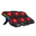 Laptop Mute COOLCOLD 6 Design Cooler Wind with Fans, Adjustable and Speed, Stand K40