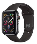 Black - Excellent Apple Used 4 Cellular Watch ,44mm, Series Condition Stainless Steel,