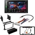 Double W/ AVH-241EX Receiver Bluetooth/Backup Pontiac Media 2000-2005 with Bundle DVD/CD Bonneville Digital AM/FM KIT4988 6.2" Pioneer Touchscreen Car Stereo Kit/in-Dash for Camera/Installation DIN