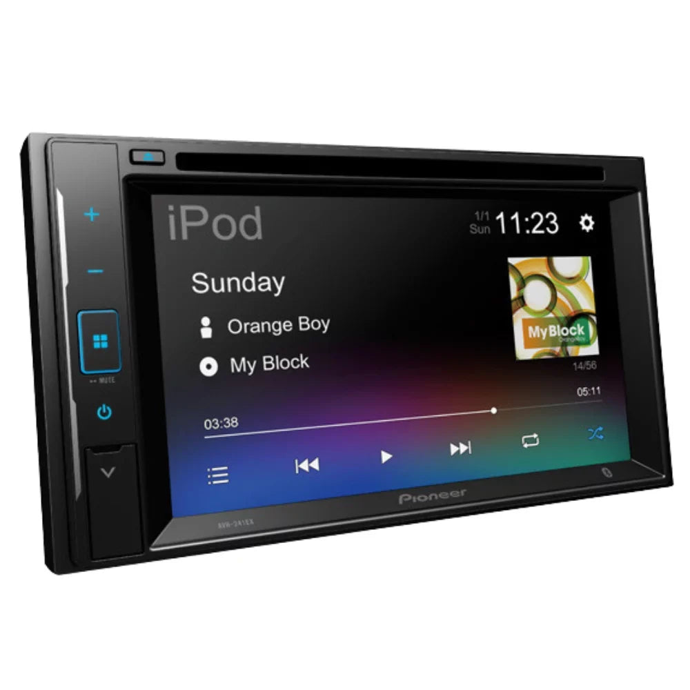 Bravada Digital Car Stereo with KIT4835 Touchscreen for Kit/in-Dash AVH-241EX Oldsmobile Receiver Media DVD/CD Bundle 6.2" DIN Pioneer W/ Camera/Installation Double AM/FM 2002-2004 Bluetooth/Backup