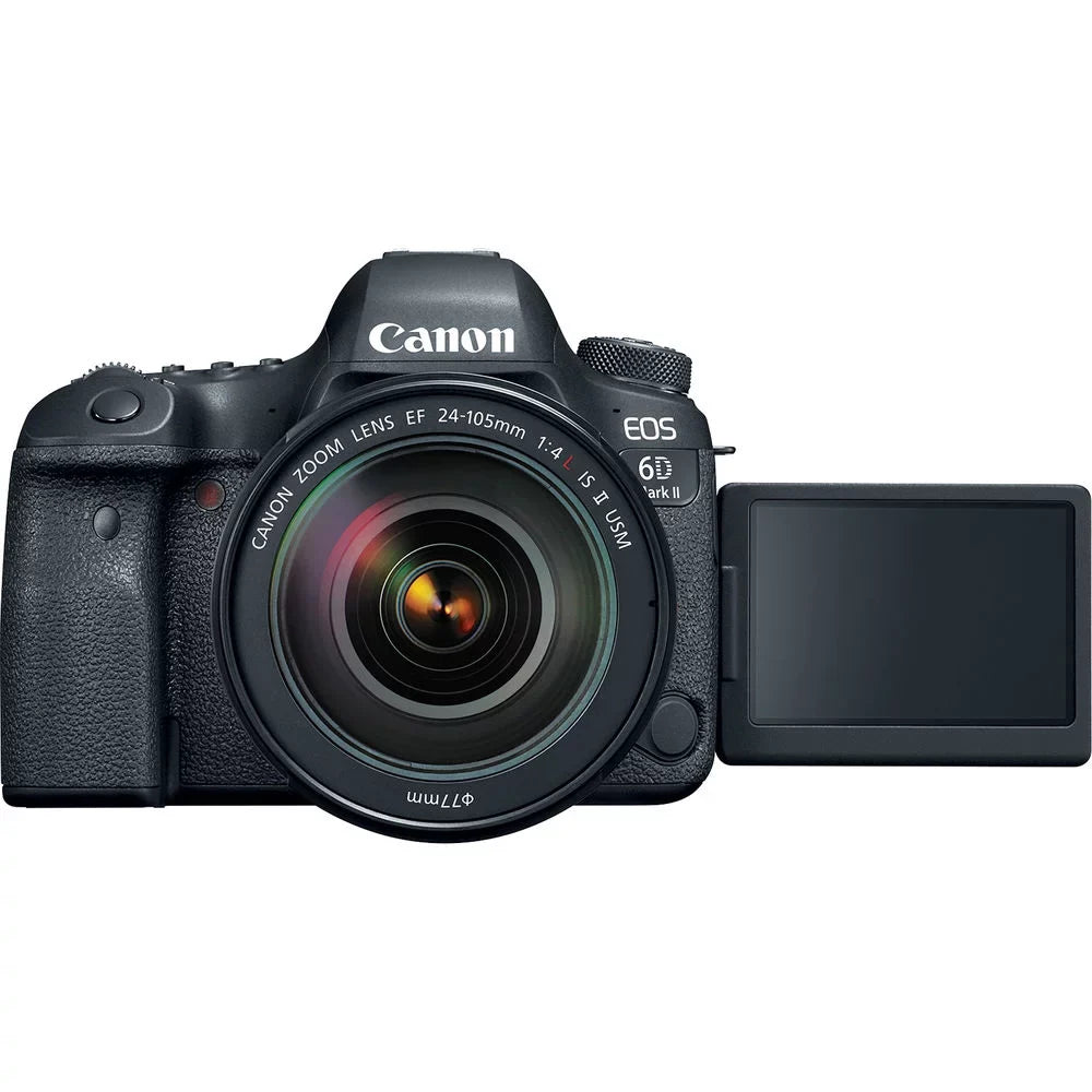 More Canon with Mark Camera II 24-105mm + Lens EOS II + 6D f/4L 64GB (1897C009)