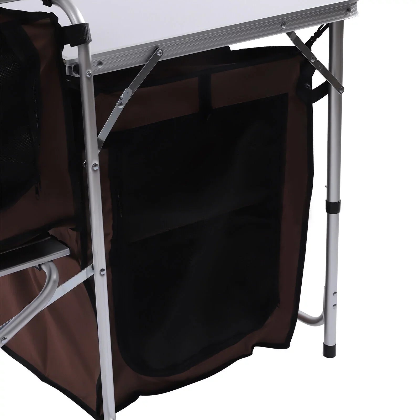 Kitchen Folding Tabletop Foldable Camping W/ Grill Portable FETCOI Table Station