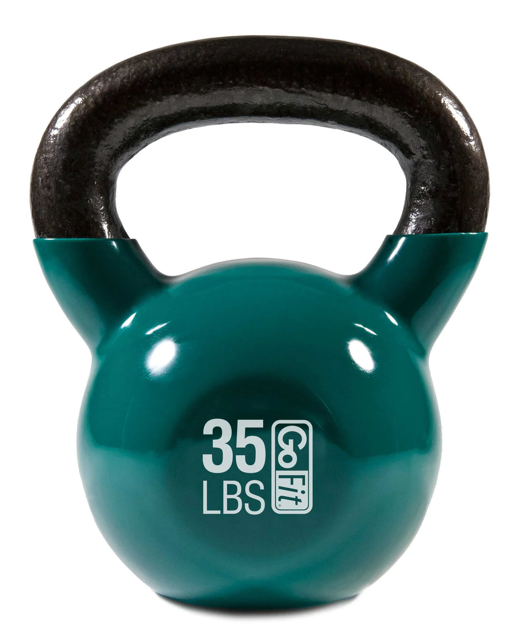 Vinyl Coated DVD and Green with GoFit Kettlebell Training Manual Classic - 35lb