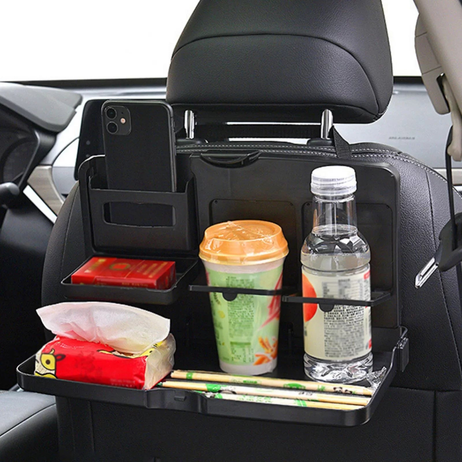 Table Drink And Tray Car Auto Food Seat Work Backseat Portable Car Table And Table Car Foldable Tray Dining Back Food Organizer
