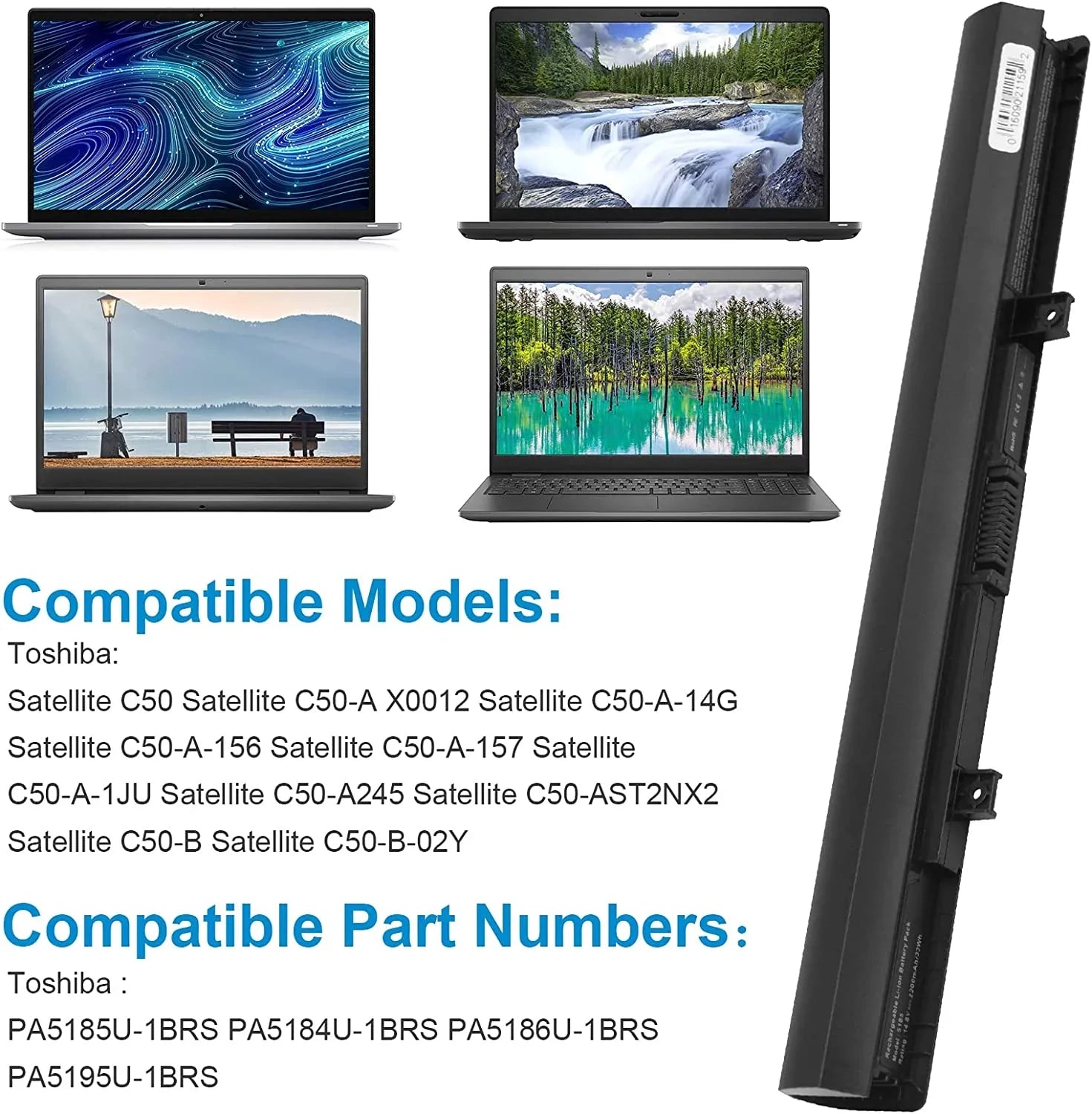 S55 C50-B Laptop L55T Toshiba Replacement Satellite y L55D for C55-B5200 S55T C55-B C55T L55 C55 C55D