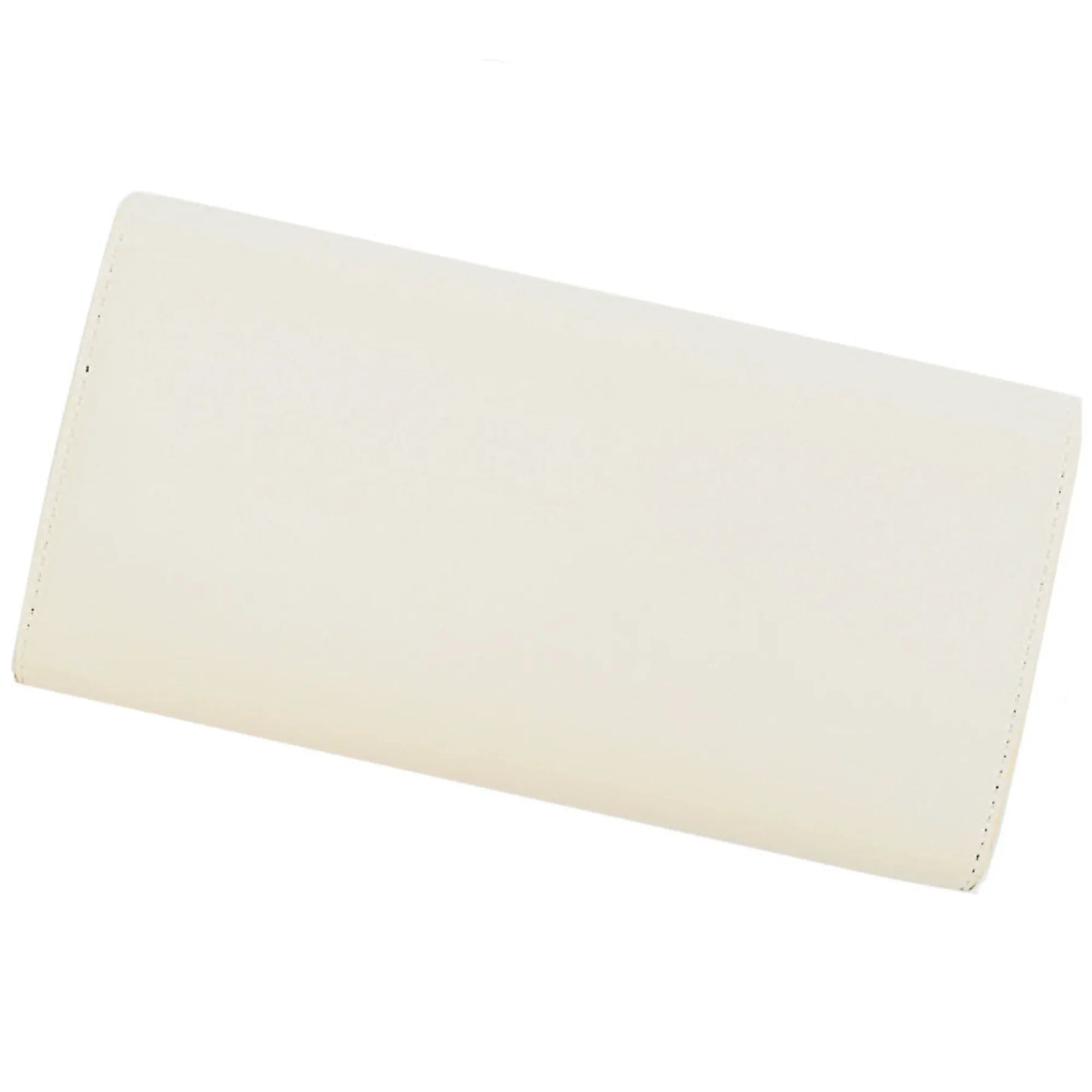 leather Veneta Bottega wallet women's BOTTEGA VENETA x white Pre-Owned hold long (Good) folio metal material silver