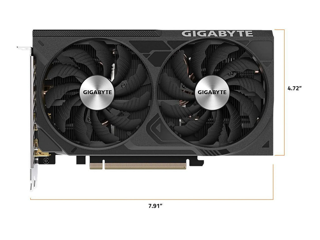 16GB 16G 4060 2x Fans, Video Ti Card, GDDR6, WINDFORCE WINDFORCE GV-N406TWF2OC-16G RTX GeForce OC GIGABYTE 128-bit Graphics Card
