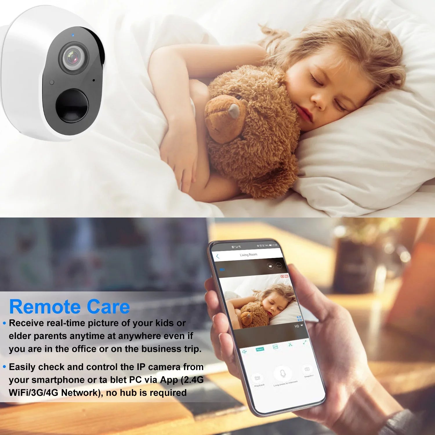 Camera 1080P Audio Surveillance Camera iNova FHD Security IP IP65 Two-Way Waterproof WiFi