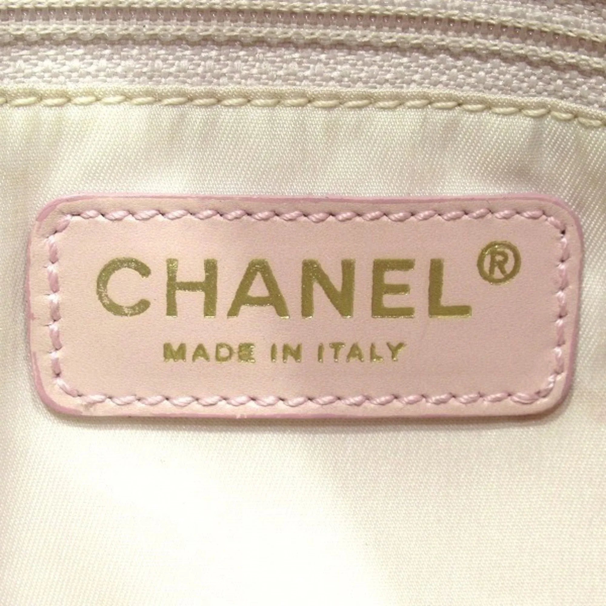 Tote A15825 (Good) Pink Bag New CHANEL Travel Pre-Owned Women's GM