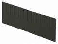 XL Lewisbins in DV1670 Divider,Black,Polyethylene,6 1PACK DV1670 ZO-G3326115 XL 7-16