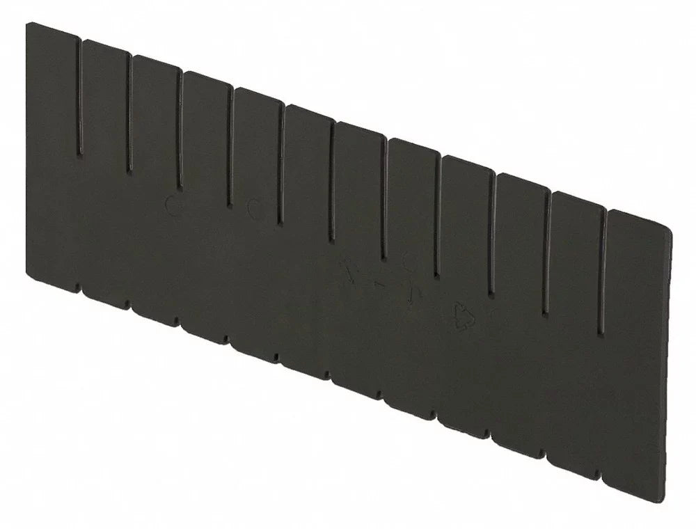 XL Lewisbins in DV1670 Divider,Black,Polyethylene,6 1PACK DV1670 ZO-G3326115 XL 7-16
