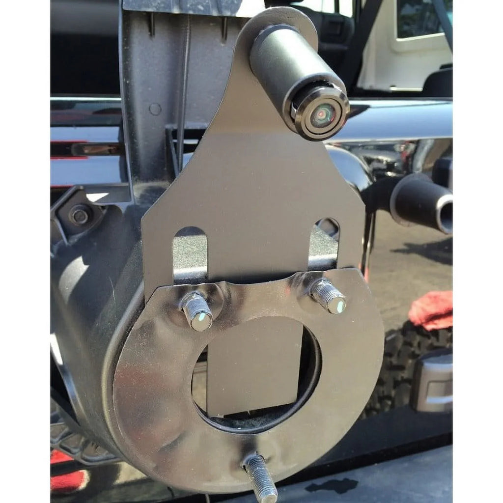 PCAMJP2N Pac Mounted Wrangler Camera 2007-15 Echomaster Tire Back-up Jeep Spare