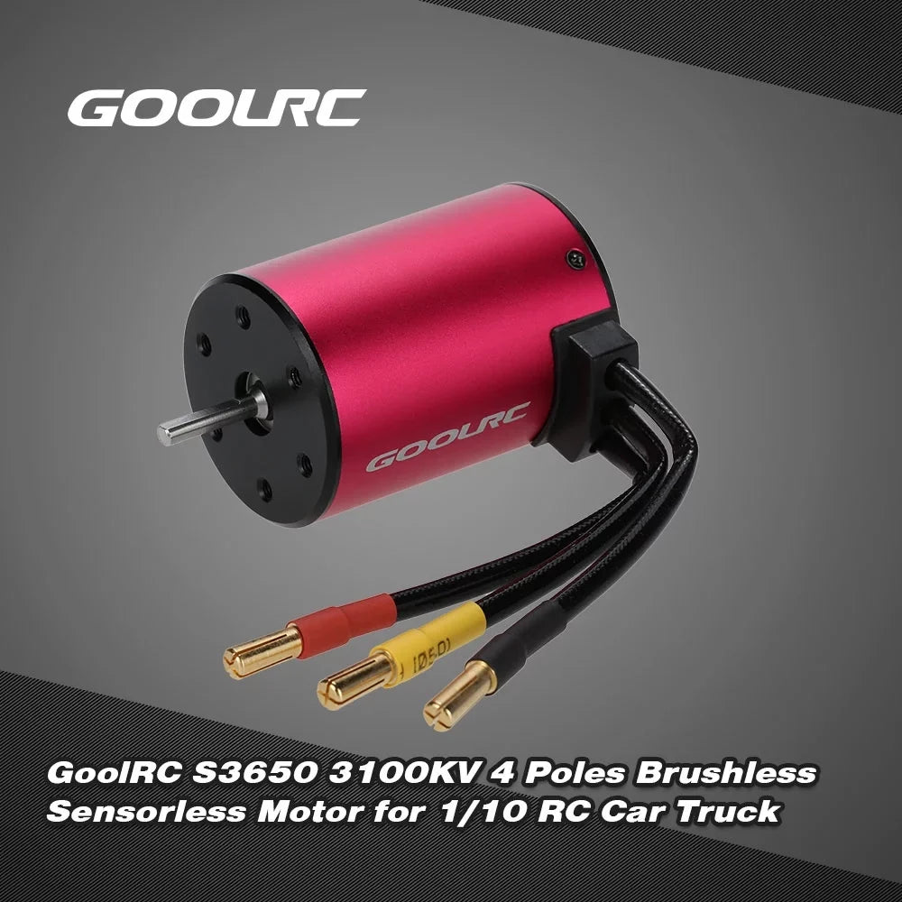 Motor 4 Motor Motor Poles 3100kv 3100kv 1/10 4 Car Car Poles Motor 1/10S3650 Poles 3100kv ESC,Motor Rookin Coolrc Eryue GoolRC S3650 Motor 3650