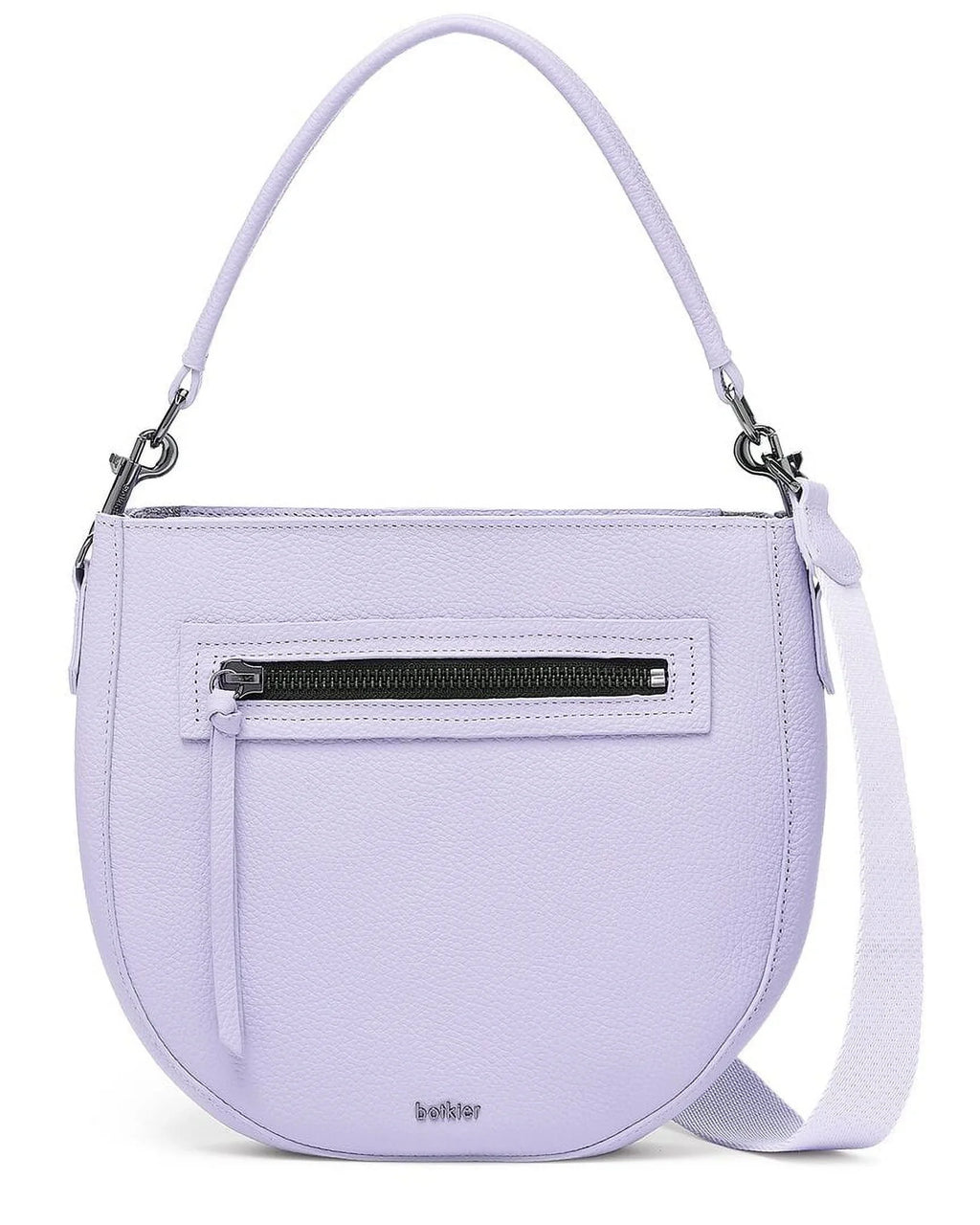 Beatrice Saddle Bag, Leather Purple Botkier