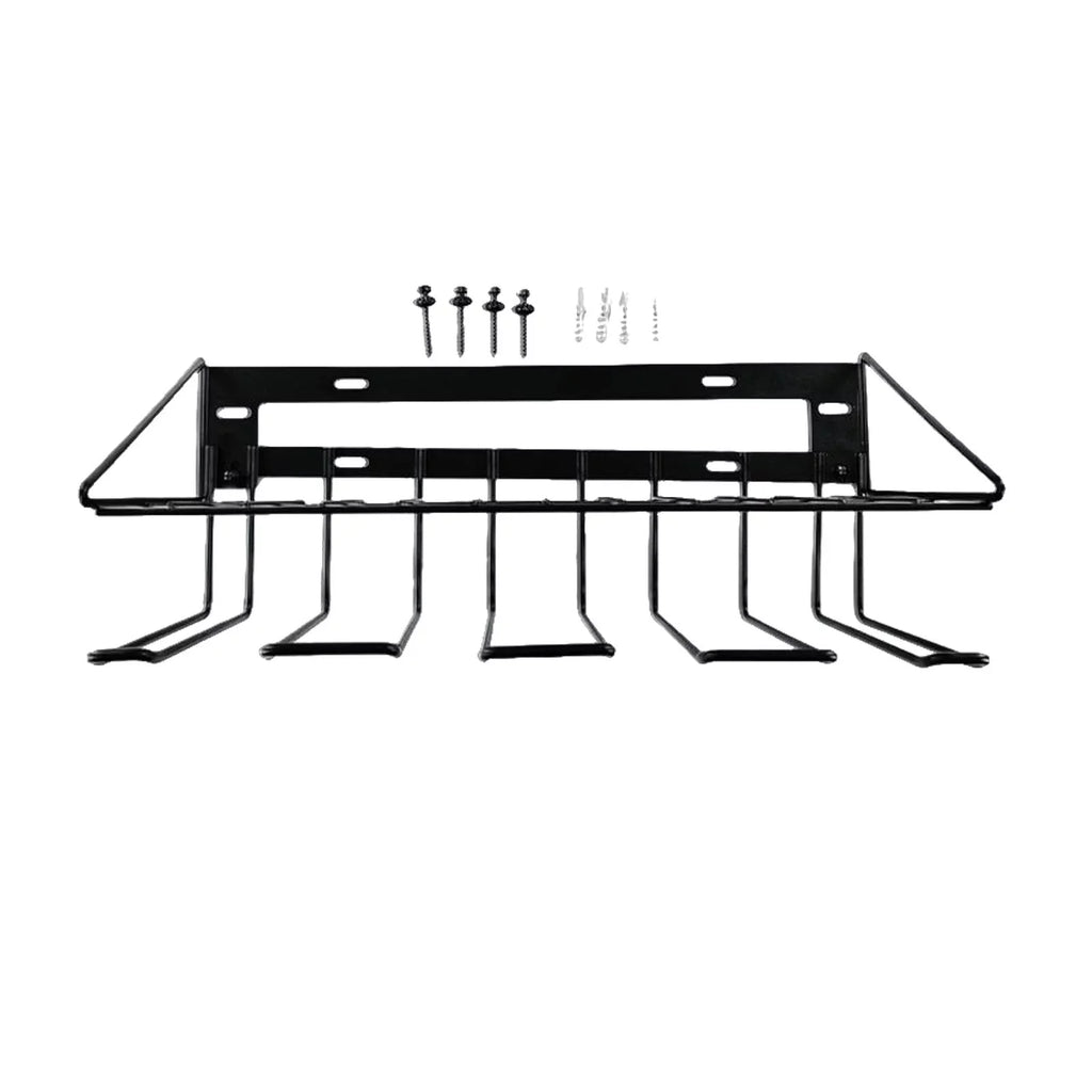 Design Shelf Heavy Accessories Easy Utility Assemble Easily Storage for Access Metal Two Duty Rack Mount Wall Floating Tool Wire Tier
