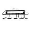 Design Shelf Heavy Accessories Easy Utility Assemble Easily Storage for Access Metal Two Duty Rack Mount Wall Floating Tool Wire Tier