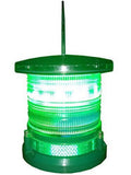 Warning - Solar Marine Solar LED Lighting Flashing 360 Degree Light or High Waterproof Green Lighting Constant Dock Dock Power -