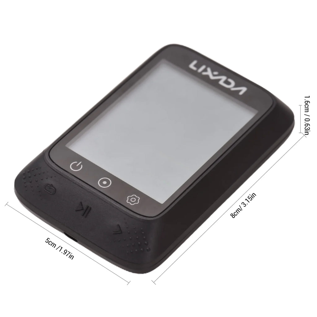 and Support with BT APP 2.3in Sensor Wireless ANT+ Computer Connectivity, Waterproof Altitude Gradient, GPS Aibecy Strava Bike