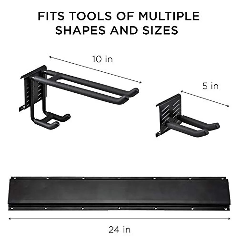 8 Garage Garage Wall Storage Mounted Piece Tool Organizer RaxGo Rack,