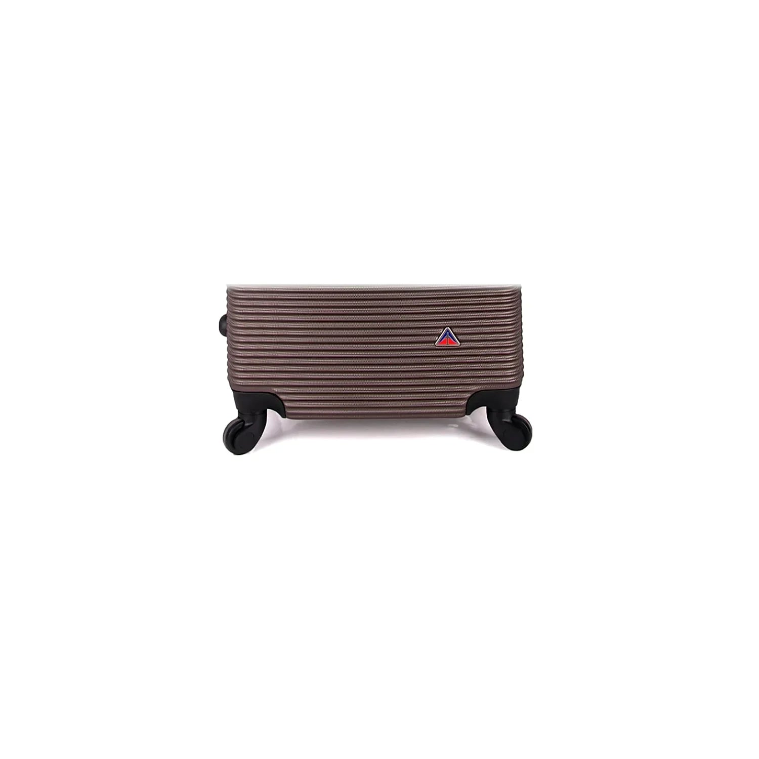 Set Royal (IUROYSML-BRO) Brown InUSA Plastic Luggage 3-Piece