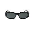 Geometric VE4361 Sunglasses Versacce Black 53mm/16-140 Adult Unisex's Plastic