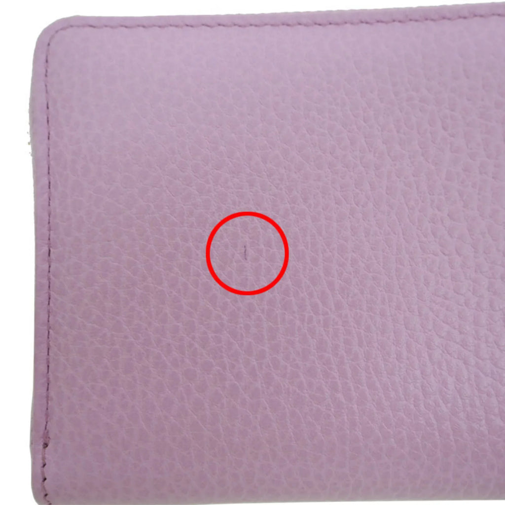 GUCCI Gucci Light 499337 Marmont Wallet Boston Dog (Like Zip Bosco GG Terrier Pre-Owned Round Purse Around New) Pink
