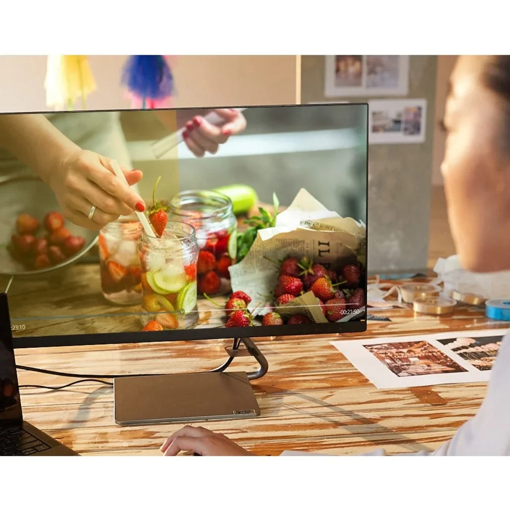 Lenovo - Monitor 27" Q27q-1L WLED Iron 66C1GCC3US Gray LCD QHD