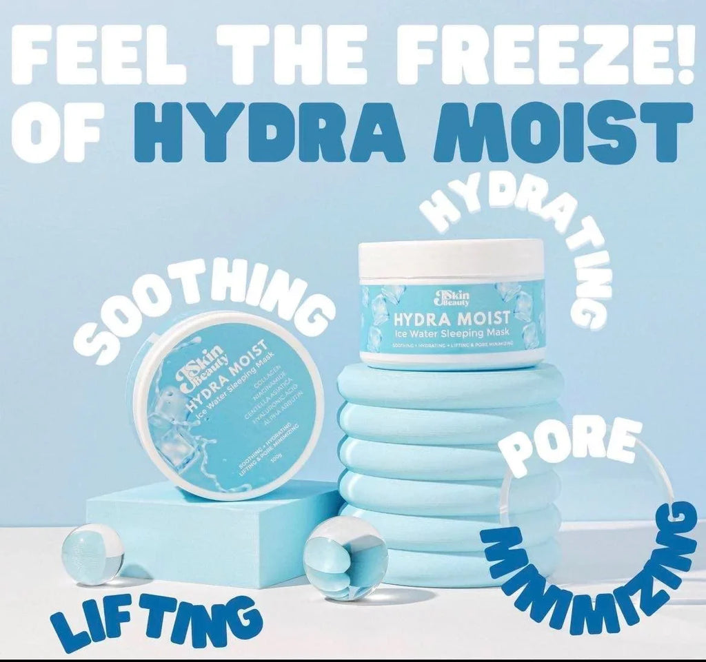 J Ice Hydra Sleeping Mask Skin Water Soap Ice & Hydra Moist Cube Beauty