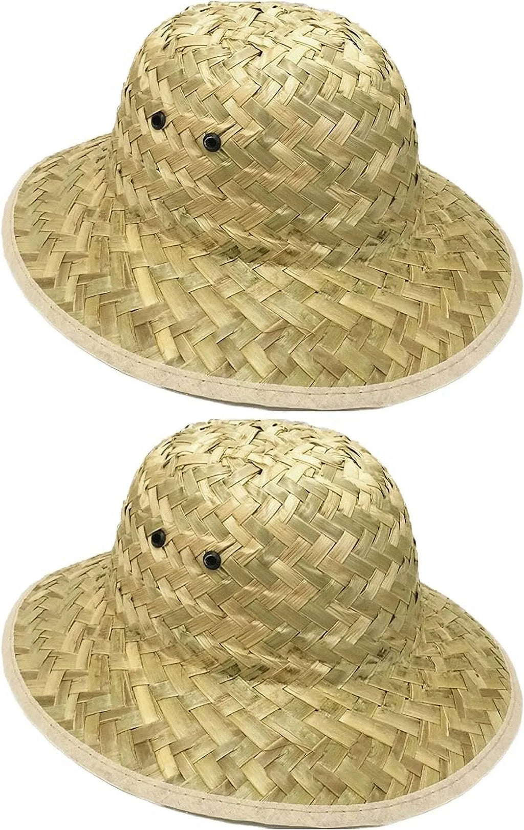 set GiftExpress 2 of 1 Pith Woven Adult Safari Hat