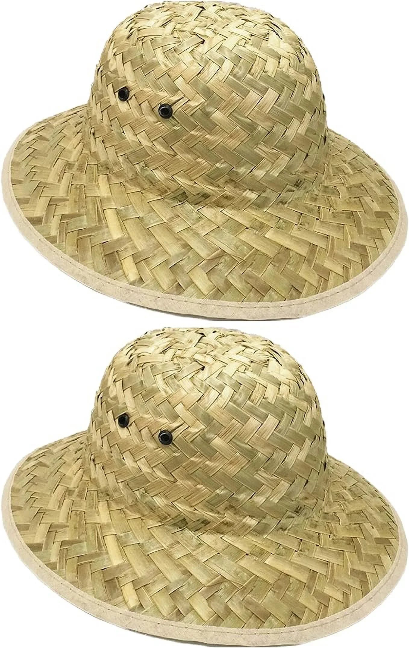 set GiftExpress 2 of 1 Pith Woven Adult Safari Hat