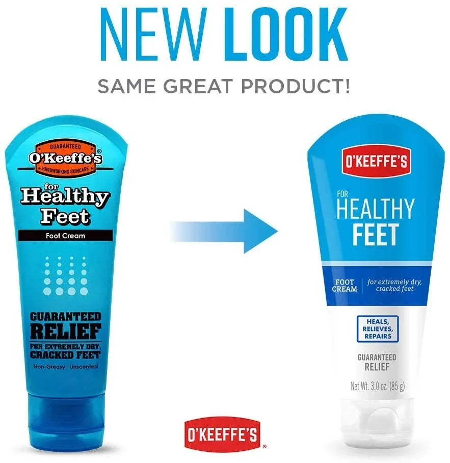 8 of O'Keeffe's Feet 3.0 Foot ounce Healthy Cream, Pack Tube,