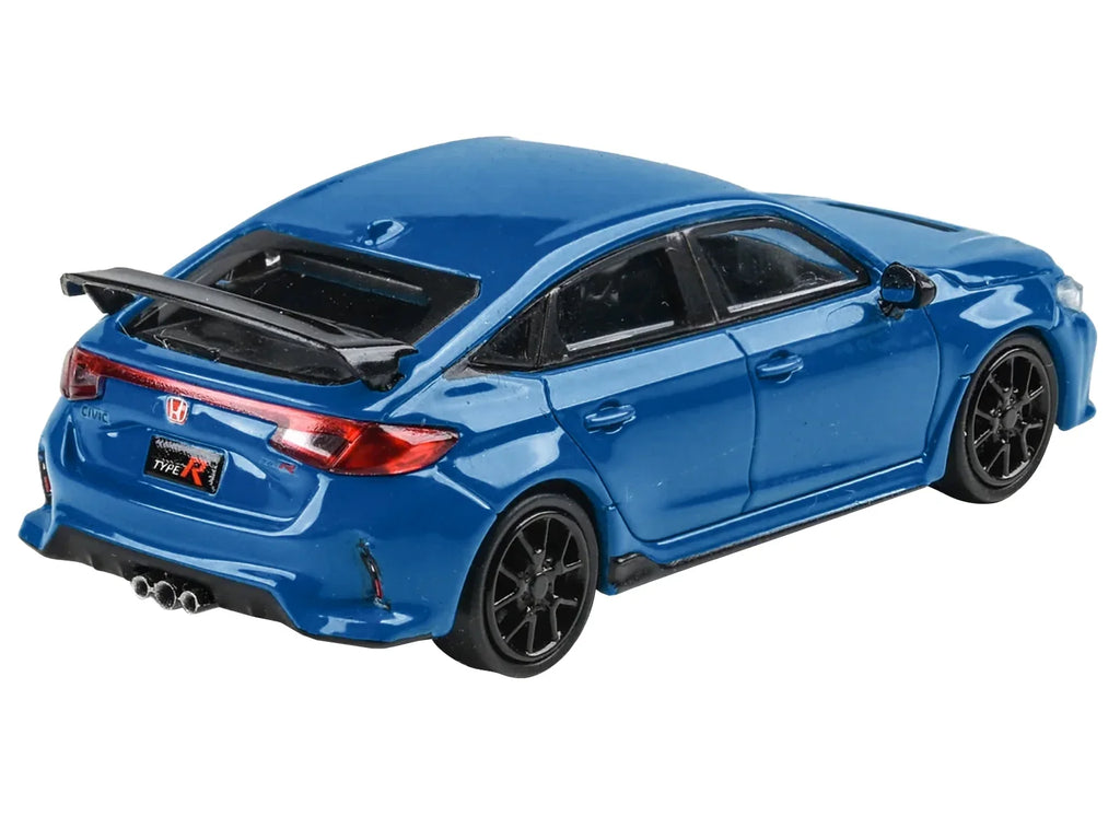 Blue Diecast Honda Models Civic Diecast Boost Car by R 1/64 2023 Model FL5 Type Paragon Pearl