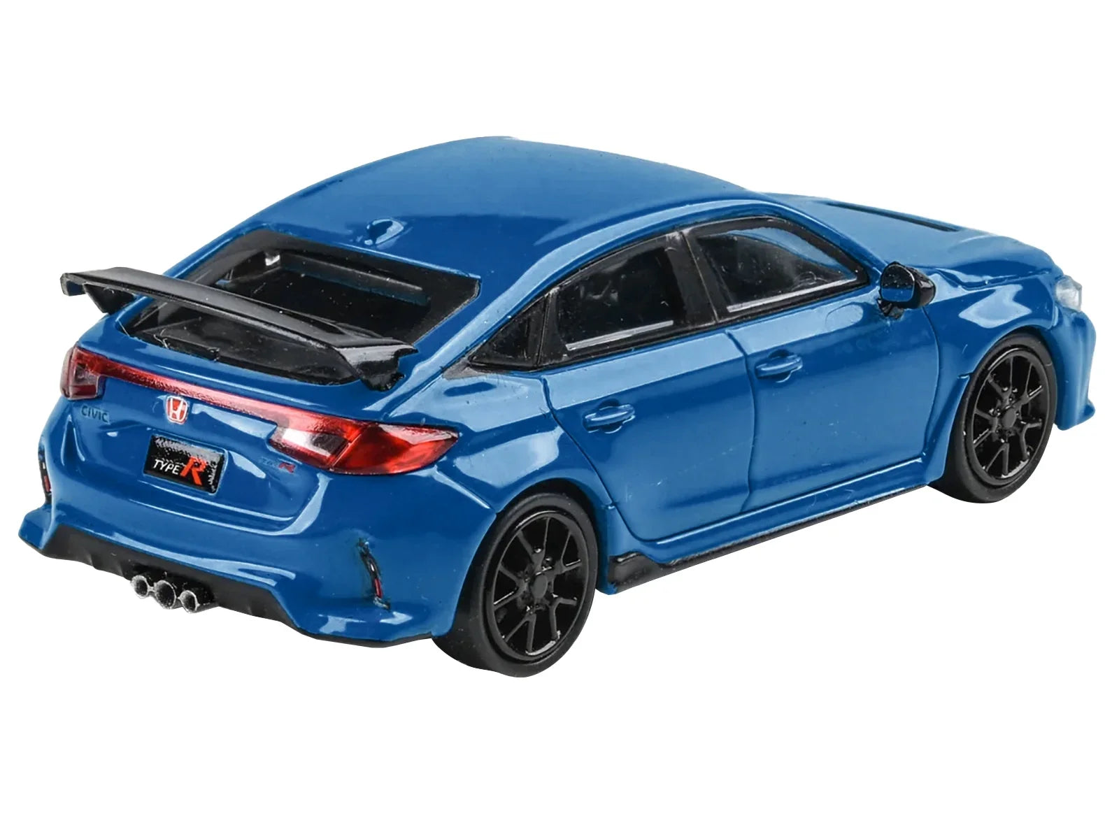 Blue Diecast Honda Models Civic Diecast Boost Car by R 1/64 2023 Model FL5 Type Paragon Pearl