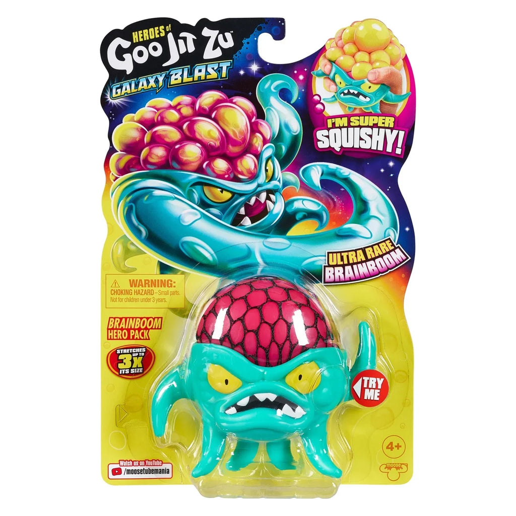 Pack Galaxy exploding Brainboom an with - Jit Squishy Hero Goo Super Rare Ultra brain and Blast Zu of Heroes