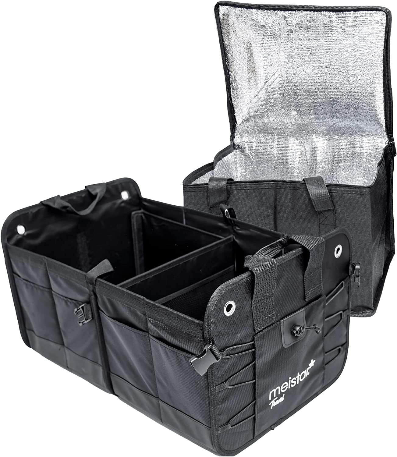 Compartments Auto and for Portable meistar Collapsible Organizer Car Storage Multi Trunk